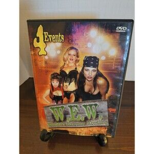 Women's Extreme Wrestling DVD Volume 1-4 2003 WEW Stonecutter Media Limited Vtg